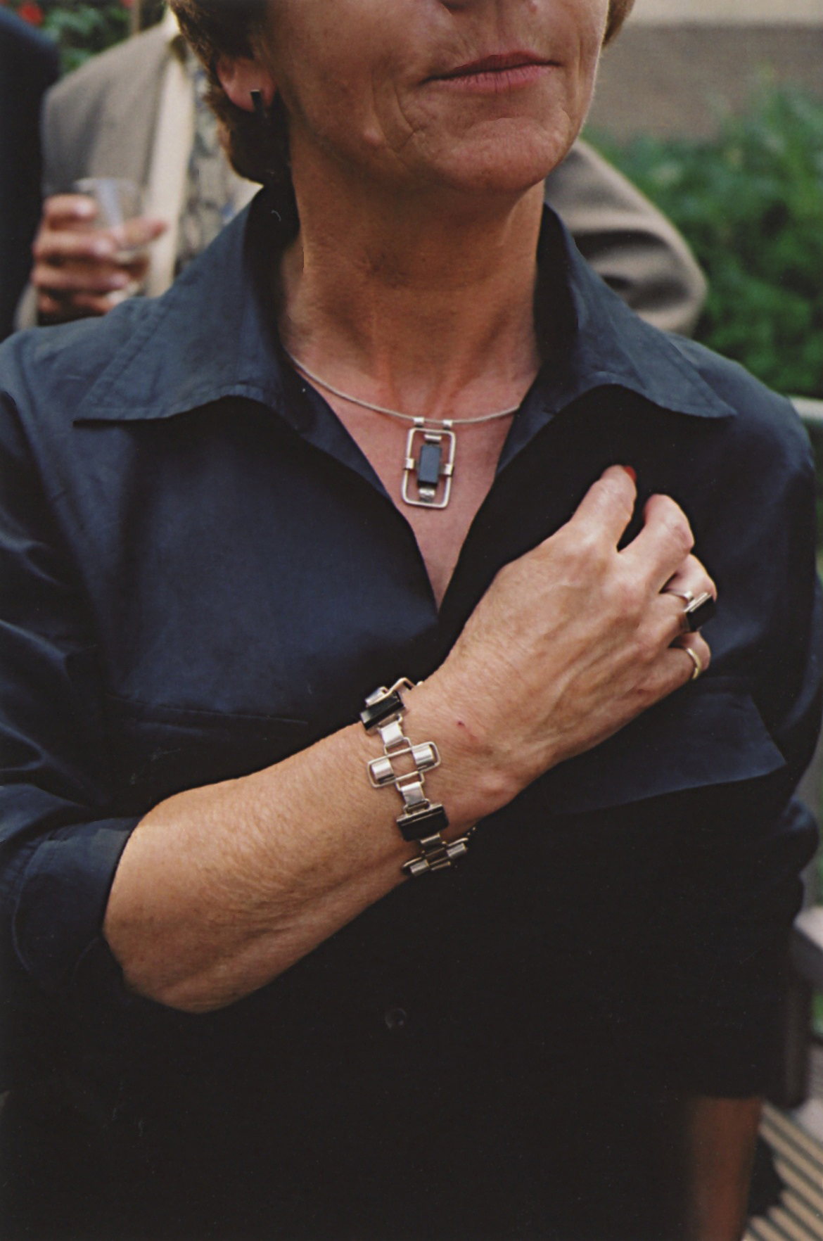 zilveren armband met hanger