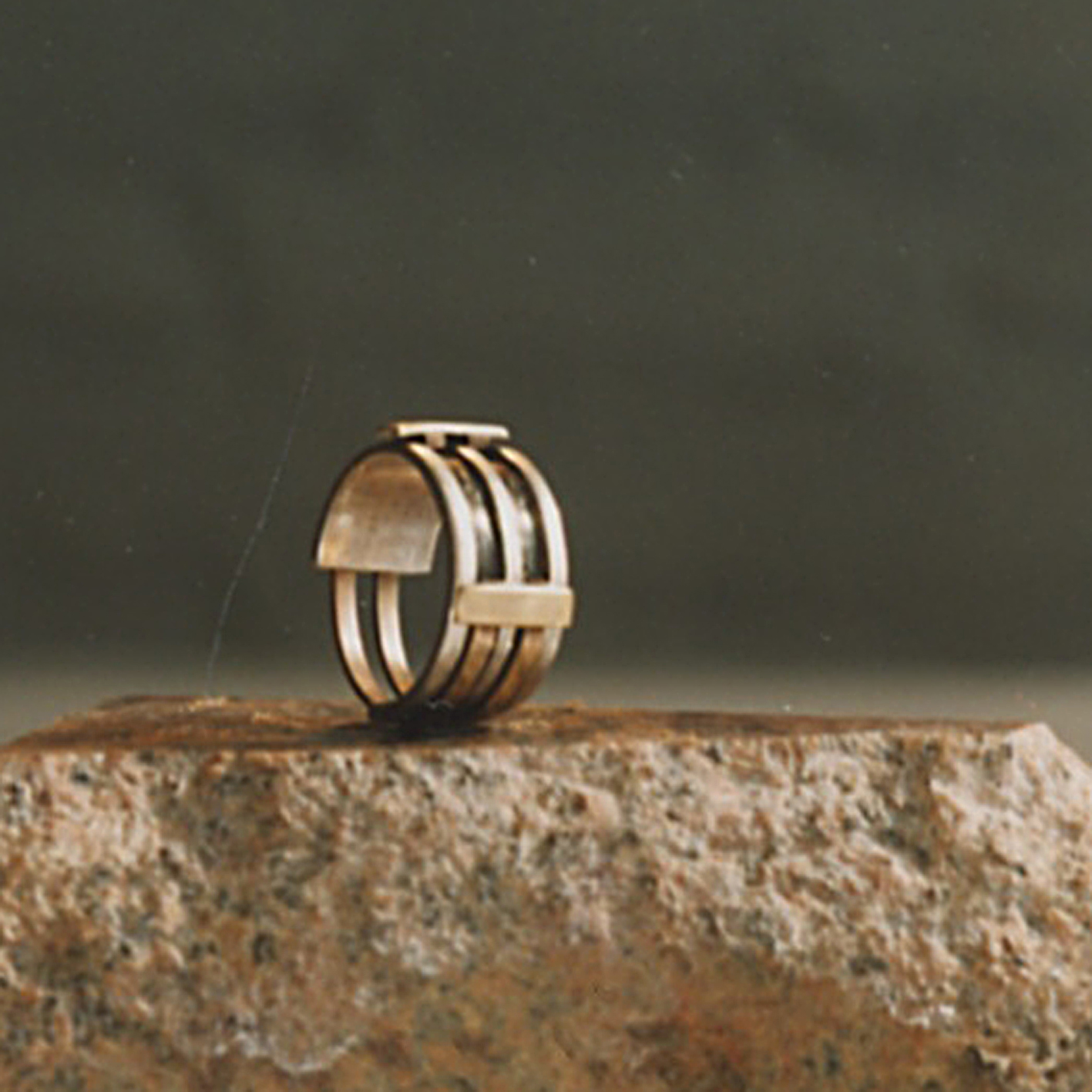 schuif-ring gesloten