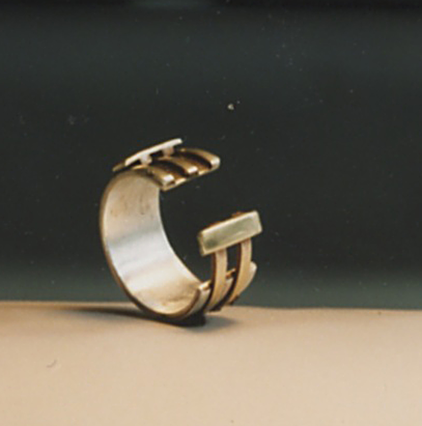 schuif-ring open